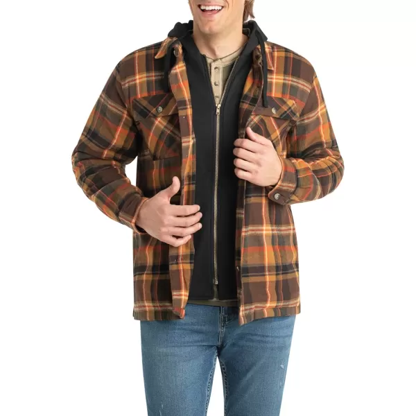 imageLegendary Whitetails Mens Maplewood Hooded Shirt JacketDeer Shed Plaid