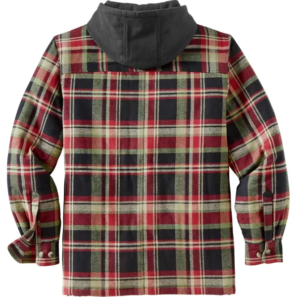 imageLegendary Whitetails Mens Maplewood Hooded Shirt JacketSpruce Mountain Plaid