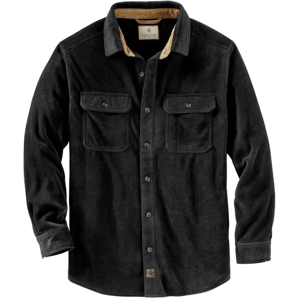 imageLegendary Whitetails Mens Navigator Fleece Button Up ShirtBlack