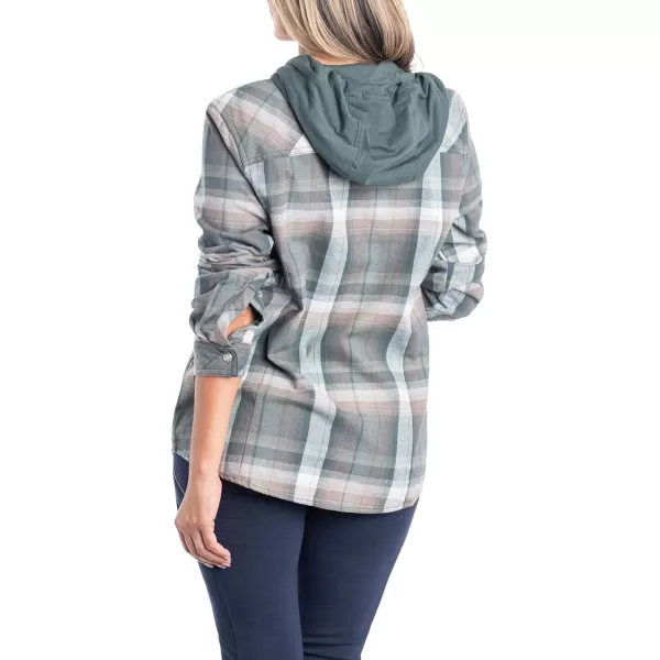 imageLegendary Whitetails Womens Lumber Jane Hooded Flannel ShirtGreen Grove