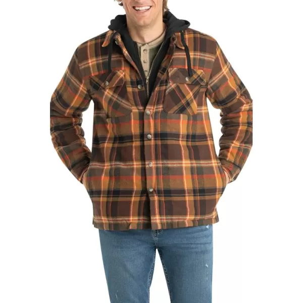 imageLegendary Whitetails Mens Maplewood Hooded Shirt JacketDeer Shed Plaid