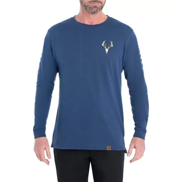 imageLegendary Whitetails Mens NonTypical Long Sleeve TShirtCrater Lake Blue