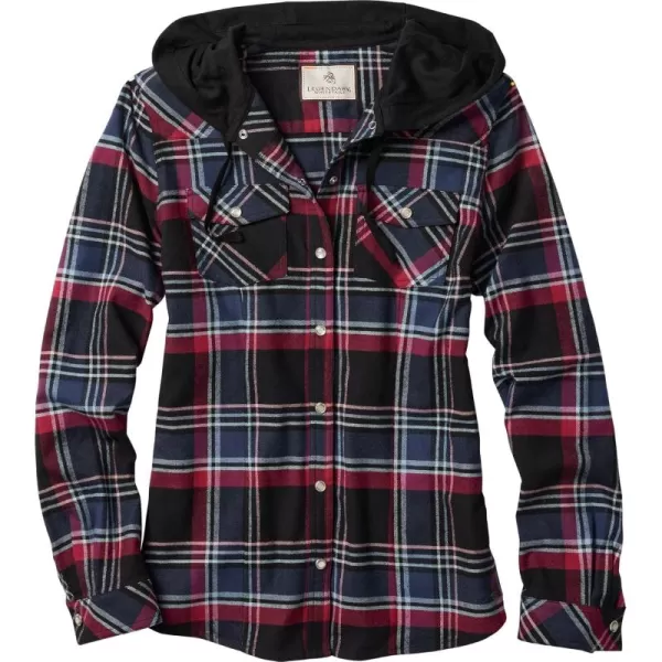 imageLegendary Whitetails Womens Lumber Jane Hooded Flannel ShirtRiverboat Plaid