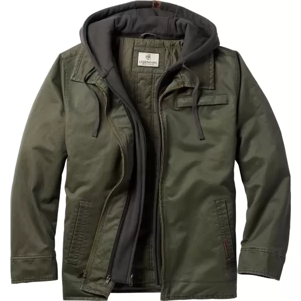 imageLegendary Whitetails Dakota Jacket Full Zip Up Winter CoatArmy
