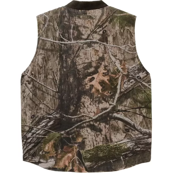 imageLegendary Whitetails Mens Concealed Carry Outerwear Vest for Men Canvas Cross Trail Conceal CCW Holster Hunting InsulatedMossy Oak Country Dna