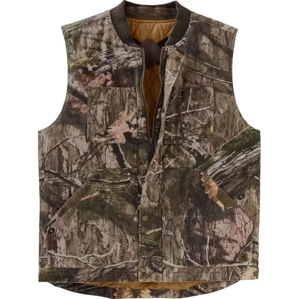 imageLegendary Whitetails Mens Concealed Carry Outerwear Vest for Men Canvas Cross Trail Conceal CCW Holster Hunting InsulatedMossy Oak Country Dna