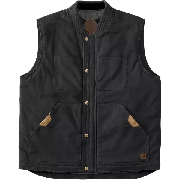 imageLegendary Whitetails Mens Concealed Carry Outerwear Vest for Men Canvas Cross Trail Conceal CCW Holster Hunting InsulatedOnyx