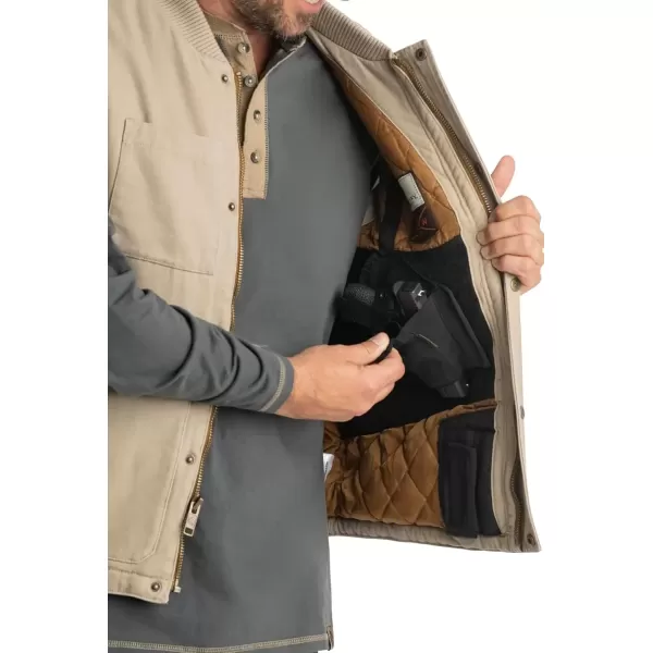 imageLegendary Whitetails Mens Concealed Carry Outerwear Vest for Men Canvas Cross Trail Conceal CCW Holster Hunting InsulatedTwig