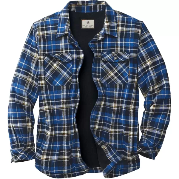 imageLegendary Whitetails Mens Deer Camp Berber Lined Flannel Shirt JacketDiscontinuedLiberty Gold Plaid