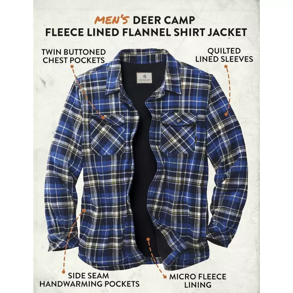 imageLegendary Whitetails Mens Deer Camp Berber Lined Flannel Shirt JacketDiscontinuedLiberty Gold Plaid