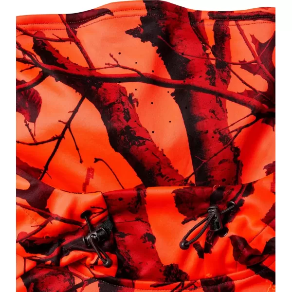 imageLegendary Whitetails Mens Huntguard Bullfrog Technical Softshell Gaiter HoodieBig Game 360 Blaze Orange