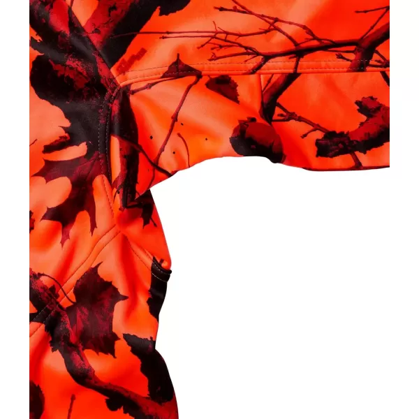 imageLegendary Whitetails Mens Huntguard Bullfrog Technical Softshell Gaiter HoodieBig Game 360 Blaze Orange