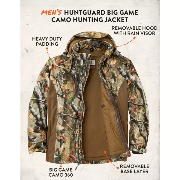 imageLegendary Whitetails Mens Huntguard Reflextec Hunting JacketBig Game 360