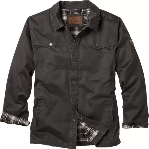 imageLegendary Whitetails Mens Stockyards Lonestar Waxed Canvas Shirt JacketCoal