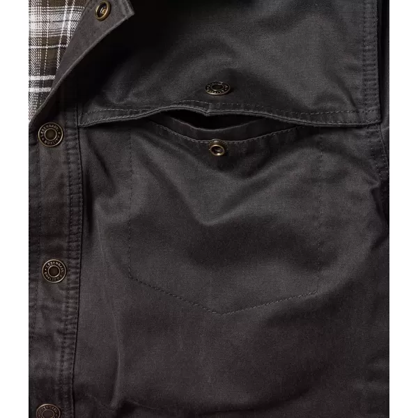 imageLegendary Whitetails Mens Stockyards Lonestar Waxed Canvas Shirt JacketCoal