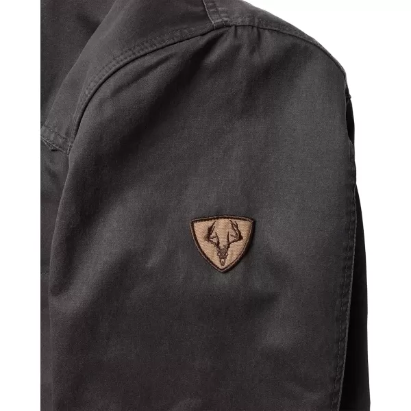 imageLegendary Whitetails Mens Stockyards Lonestar Waxed Canvas Shirt JacketCoal