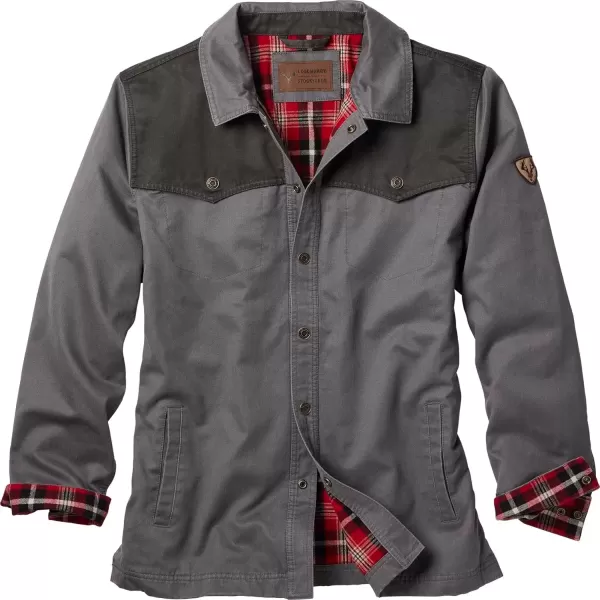 imageLegendary Whitetails Mens Stockyards Lonestar Waxed Canvas Shirt JacketIron