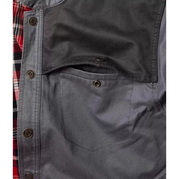 imageLegendary Whitetails Mens Stockyards Lonestar Waxed Canvas Shirt JacketIron