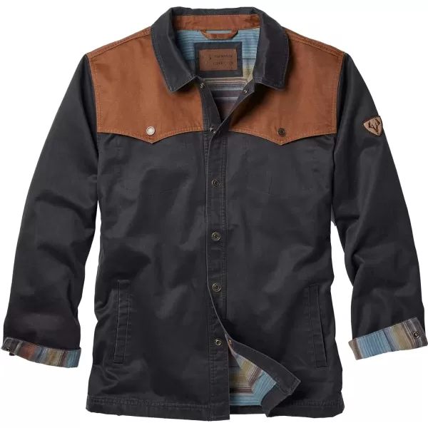 imageLegendary Whitetails Mens Stockyards Lonestar Waxed Canvas Shirt JacketNavy