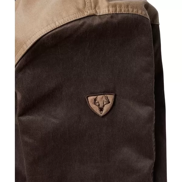 imageLegendary Whitetails Mens Stockyards Lonestar Waxed Canvas Shirt JacketTobacco