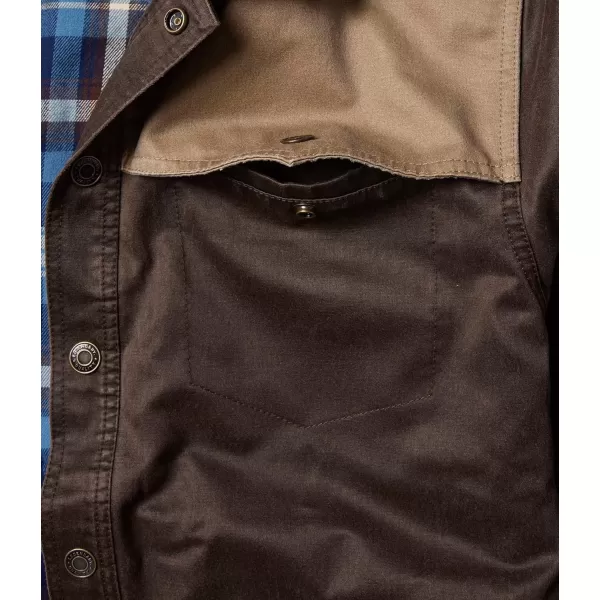 imageLegendary Whitetails Mens Stockyards Lonestar Waxed Canvas Shirt JacketTobacco