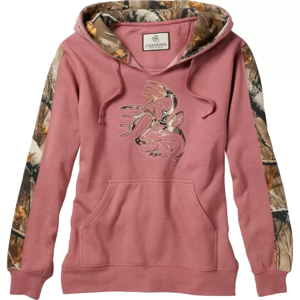 imageLegendary Whitetails Womens Camo Outfitter HoodieAsh Rose Heather