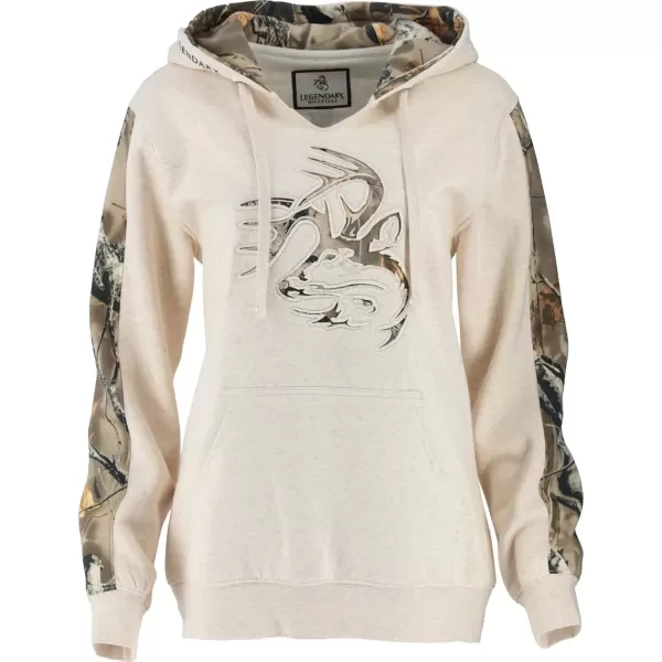 imageLegendary Whitetails Womens Camo Outfitter HoodieOat Heather