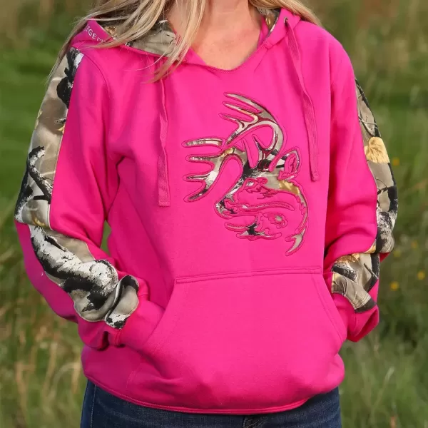 imageLegendary Whitetails Womens Camo Outfitter HoodieRusty Maroon