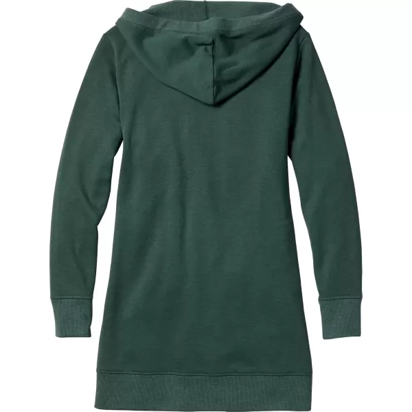 imageLegendary Whitetails Womens Legendary Outdoors Long Sleeve Hooded Knit Sweatshirt DressBlue Spruce