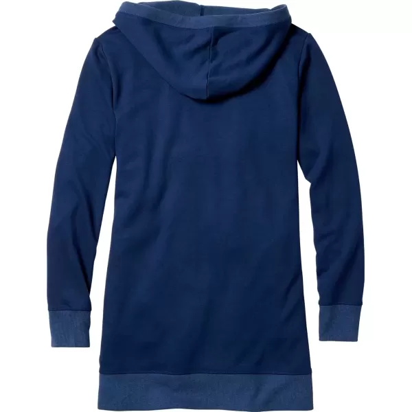 imageLegendary Whitetails Womens Legendary Outdoors Long Sleeve Hooded Knit Sweatshirt DressCrater Lake Blue