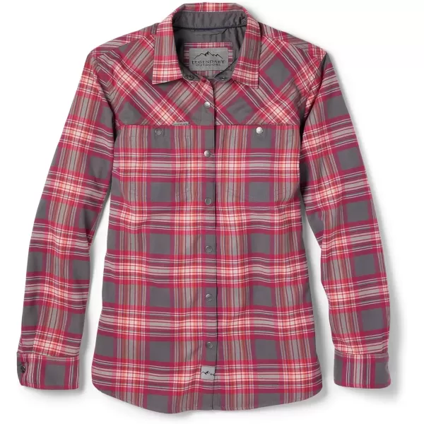 imageLegendary Whitetails Womens Legendary Outdoors Pathways Performance Flannel Long Sleeve Snap Up ShirtEcho Mountain Plaid