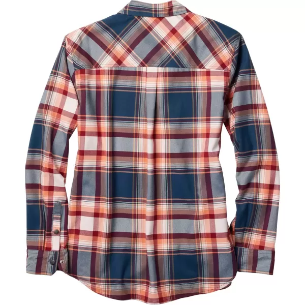 imageLegendary Whitetails Womens Legendary Outdoors Pathways Performance Flannel Long Sleeve Snap Up ShirtLakeside Sunset Plaid