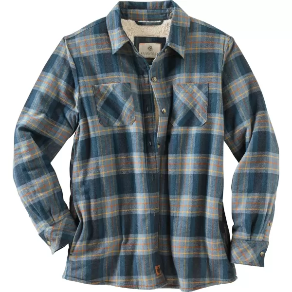 imageLegendary Whitetails Womens Open Country Flannel Shacket Sherpa Lined Plaid Fleece Shirt Jacket Ladies Western Clothing CoatAppalachian River