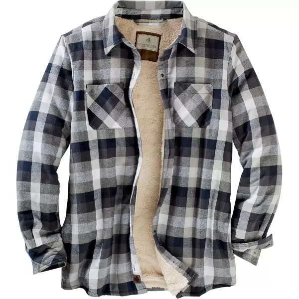 imageLegendary Whitetails Womens Open Country Flannel Shacket Sherpa Lined Plaid Fleece Shirt Jacket Ladies Western Clothing CoatGlacier Bay Plaid