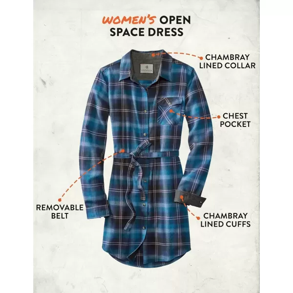 imageLegendary Whitetails Womens Open Spaces DressPacific Navy Plaid