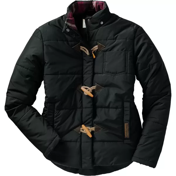 imageLegendary Whitetails Womens Quilted Toggle Puffer JacketBlack