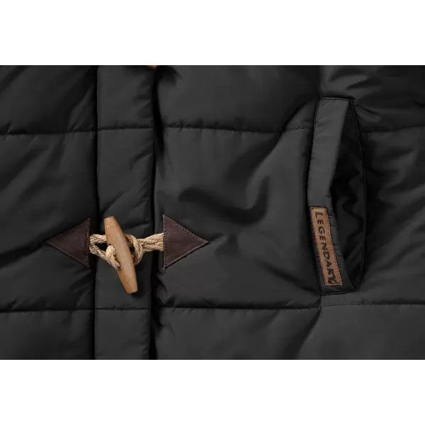 imageLegendary Whitetails Womens Quilted Toggle Puffer JacketBlack