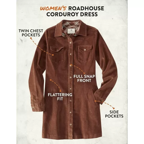 imageLegendary Whitetails Womens Roadhouse Corduroy DressCopper Rust