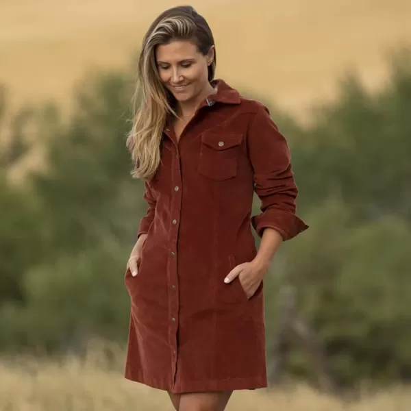 imageLegendary Whitetails Womens Roadhouse Corduroy DressCopper Rust