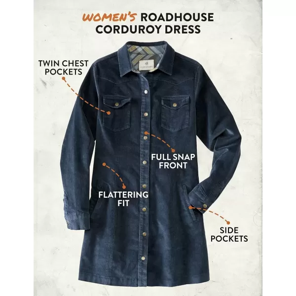 imageLegendary Whitetails Womens Roadhouse Corduroy DressSlate