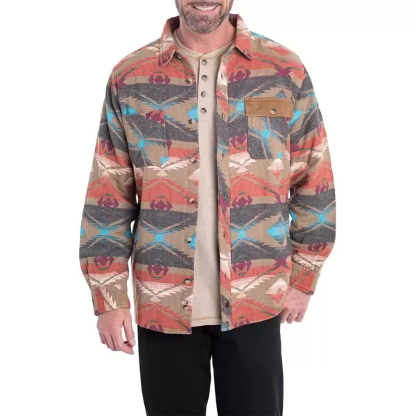 imageLegendary Whitetails Mens Harbor Heavyweight Flannel ShirtDesert Oasis