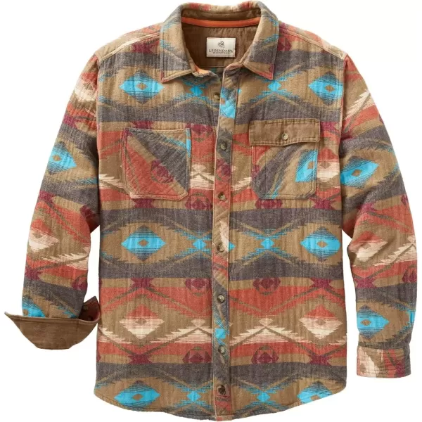 imageLegendary Whitetails Mens Harbor Heavyweight Flannel ShirtDesert Oasis