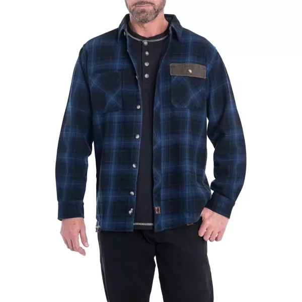 imageLegendary Whitetails Mens Harbor Heavyweight Flannel ShirtGreat Lakes Plaid