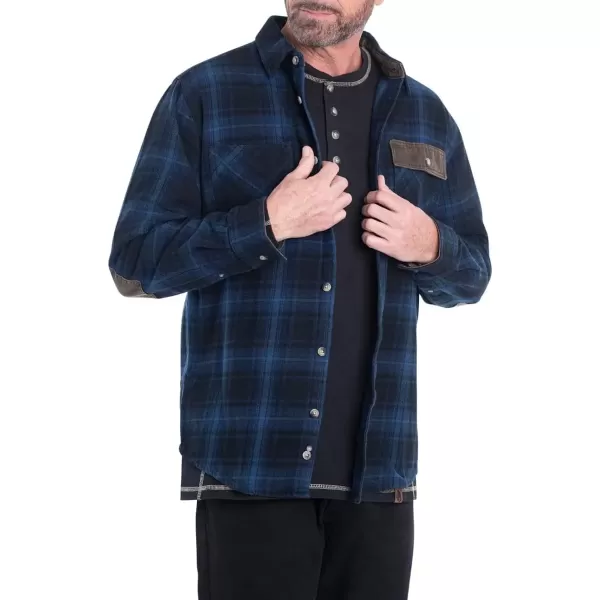 imageLegendary Whitetails Mens Harbor Heavyweight Flannel ShirtGreat Lakes Plaid