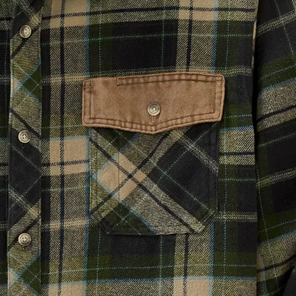 imageLegendary Whitetails Mens Harbor Heavyweight Flannel ShirtMallard Plaid