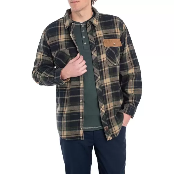 imageLegendary Whitetails Mens Harbor Heavyweight Flannel ShirtMallard Plaid