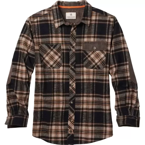 imageLegendary Whitetails Mens Harbor Heavyweight Flannel ShirtPonderosa Plaid