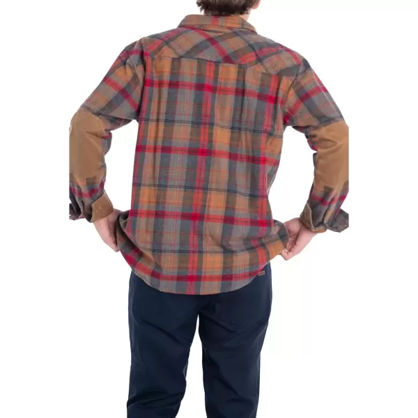 imageLegendary Whitetails Mens Harbor Heavyweight Flannel ShirtSmokey Mountain Plaid