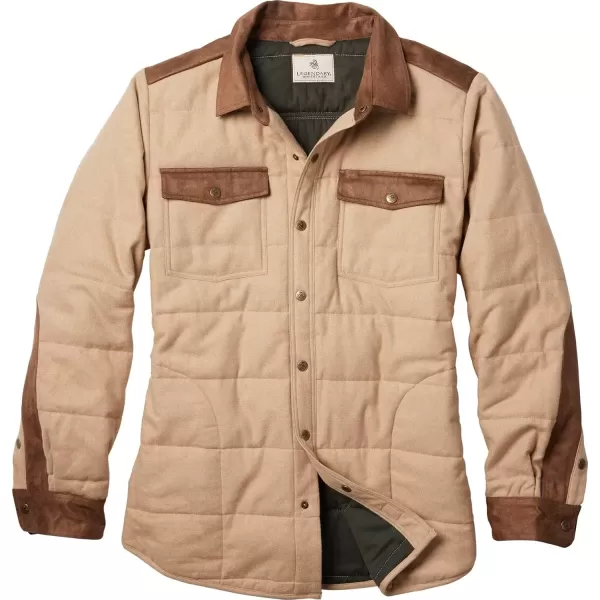 imageLegendary Whitetails Mens High Caliber Quilted Shirt JacketDune Heather