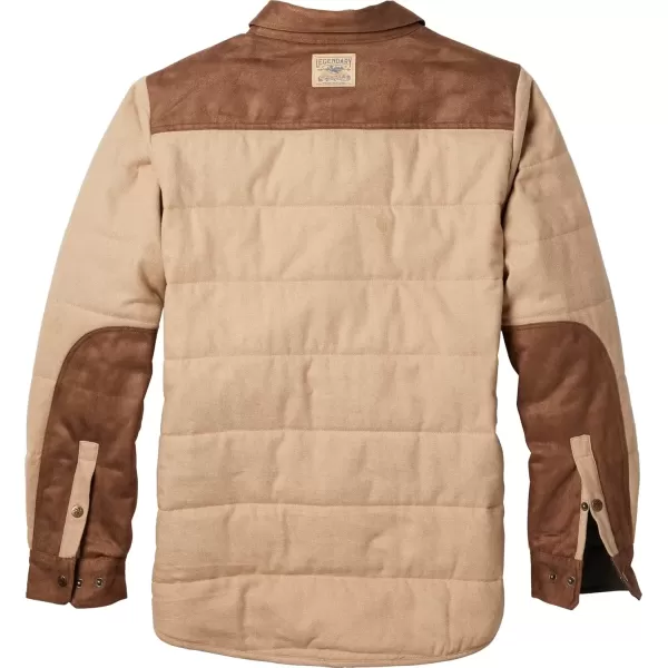 imageLegendary Whitetails Mens High Caliber Quilted Shirt JacketDune Heather